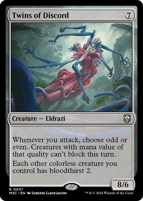 Twins of Discord (M3C-037) - Modern Horizons 3 Commander - for just $0.11! 