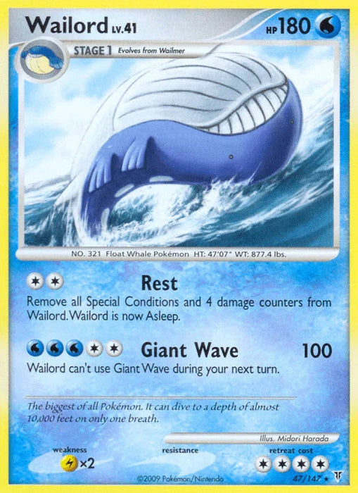 Wailord (47/147) [Platinum: Supreme Victors] - for just $1.90! 