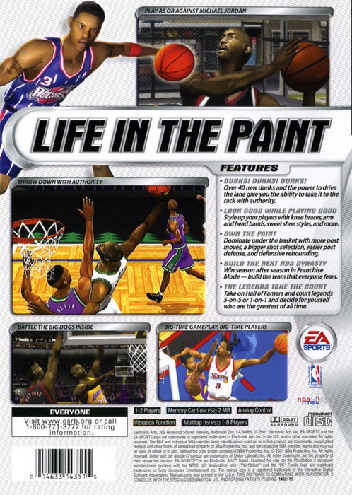 NBA Live 2002 – PlayStation 2 (PS2) - for just $3.99! 