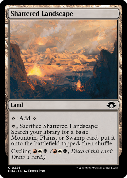 Shattered Landscape (MH3-226) - Modern Horizons 3 - for just $0.08! 
