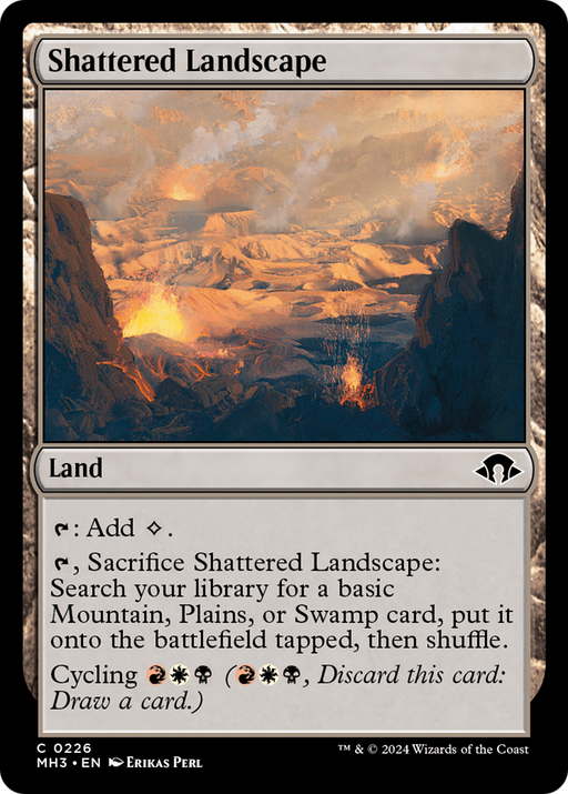 Shattered Landscape (MH3-226) - Modern Horizons 3 - for just $0.08! 