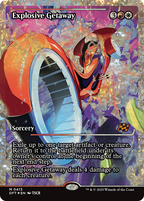 Explosive Getaway (DFT-413) - Aetherdrift: (Showcase) Foil - for just $5.05! 