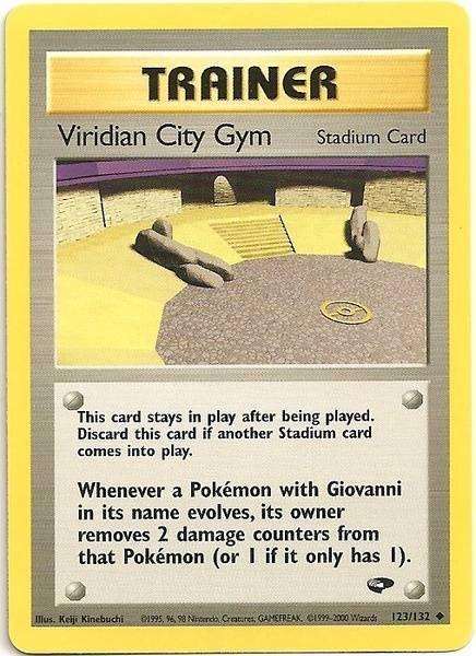Viridian City Gym (123/132) [Gym Challenge Unlimited] - for just $0.55! 