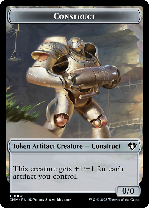 Construct Token (41) [Commander Masters Tokens] - Just $0.75! Shop now at Retro Gaming of Denver