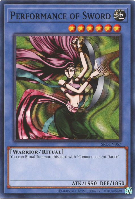 Performance of Sword (25th Anniversary) [SRL-EN067] Common - for just $0.10! 