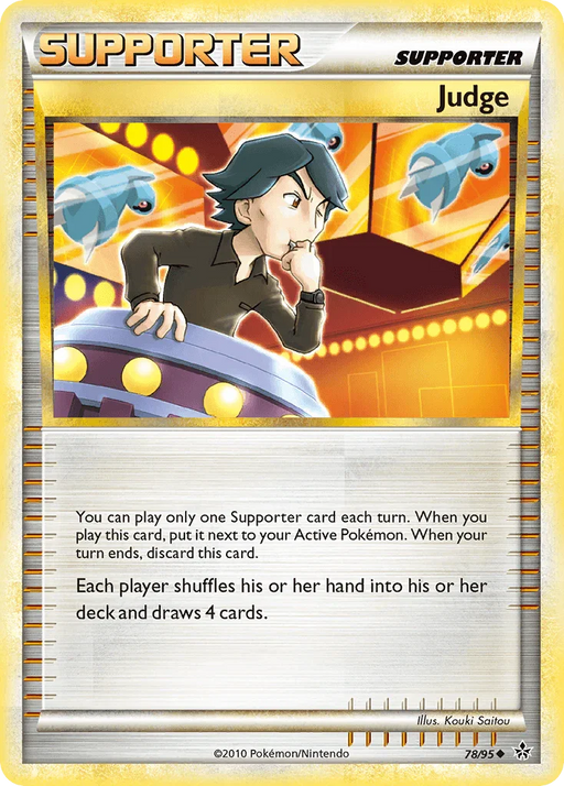 Judge (78/95) [HeartGold & SoulSilver: Unleashed] - for just $3.70! 
