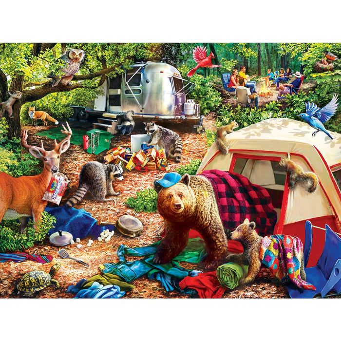 Campside - Campsite Trouble 300 Piece EZ Grip Jigsaw Puzzle - Just $14.99! Shop now at Retro Gaming of Denver