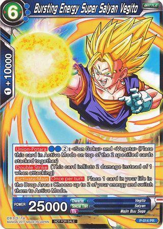 Bursting Energy Super Saiyan Vegito (Foil) (P-014) [Promotion Cards] - for just $0.15! 
