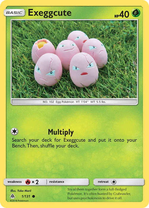 Exeggcute (1/131) [Sun & Moon: Forbidden Light] - for just $0.20! 