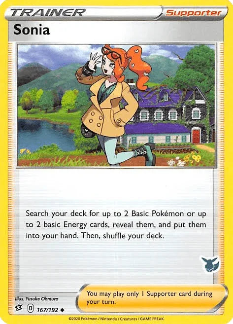 Sonia (167/192) (Eevee Deck) [Battle Academy 2022] - for just $0.10! 