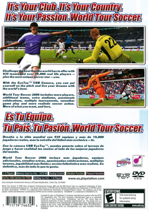 World Tour Soccer 2006 – PlayStation 2 (PS2) - for just $2.99! 