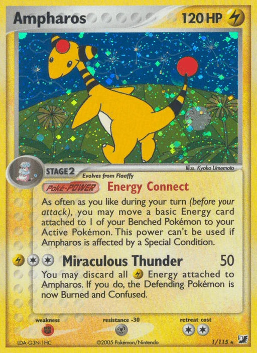 Ampharos (1/115) [EX: Unseen Forces] - for just $36.65! 