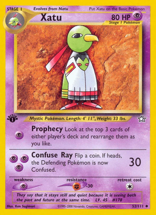 Xatu (52/111) [Neo Genesis 1st Edition] - for just $0.60! 