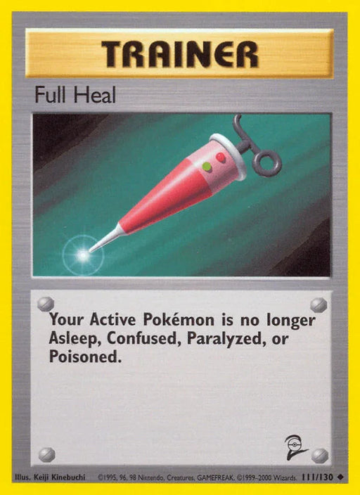 Full Heal (111/130) [Base Set 2] - for just $0.20! 