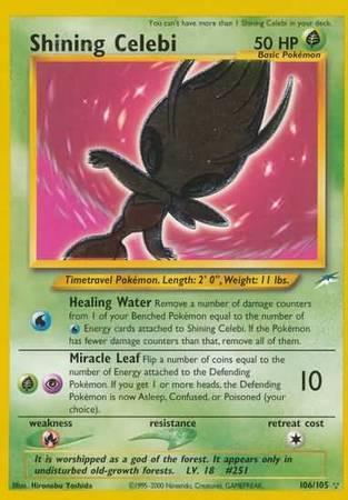 Shining Celebi (106/105) [Neo Destiny Unlimited] - for just $169.35! 