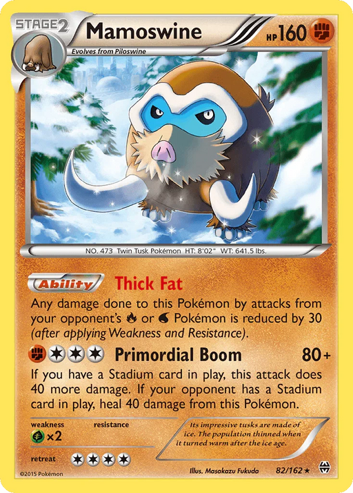 Mamoswine (82/162) [XY: BREAKthrough] - for just $0.35! 
