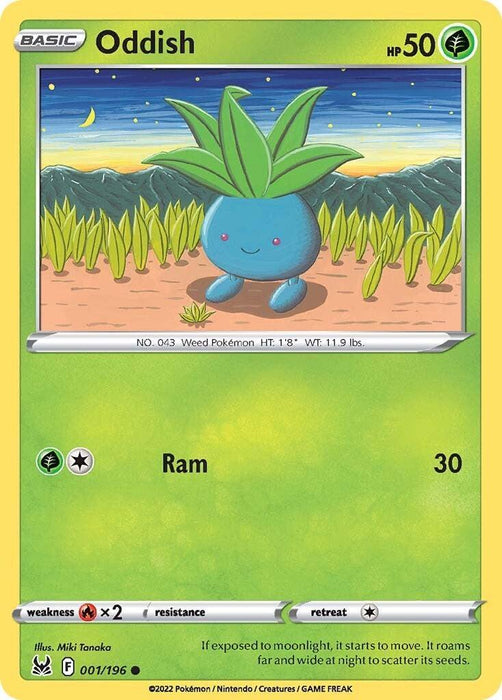 Oddish (001/196) [Sword & Shield: Lost Origin] - for just $0.10! 