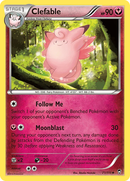 Clefable (71/111) [XY: Furious Fists] - for just $0.15! 