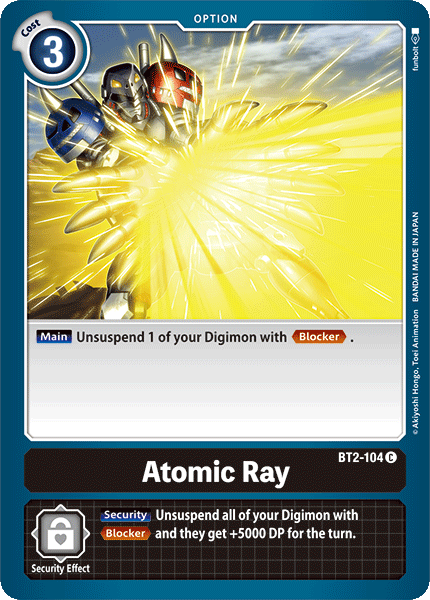 Atomic Ray [BT2-104] [Release Special Booster Ver.1.0] - Just $0.09! Shop now at Retro Gaming of Denver