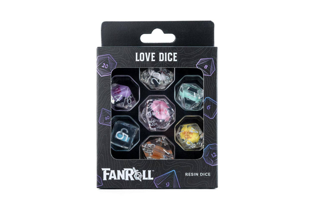 Love Dice Set — Hearts Inclusion in Premium Gift Box - for just $14.99! 