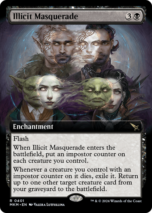 Illicit Masquerade (MKM-401) - Murders at Karlov Manor: (Extended Art) - for just $0.08! 