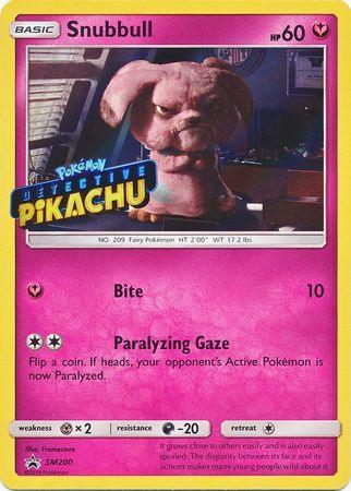 Snubbull Detective (SM200) (Pikachu Stamped) [Sun & Moon: Black Star Promos] - for just $1.90! 