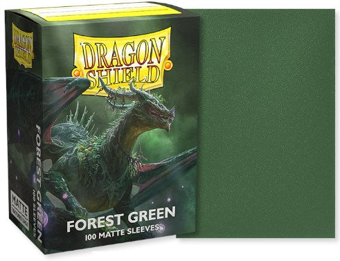 Dragon Shield: Standard 100ct Sleeves - Forest Green (Dual Matte) - Just $8.95! Shop now at Retro Gaming of Denver