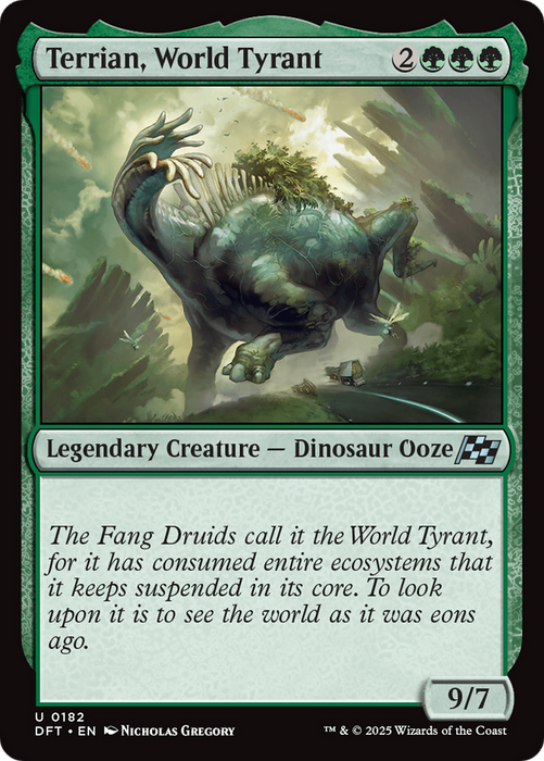 Terrian, World Tyrant (DFT-182) - Aetherdrift Foil - for just $0.11! 