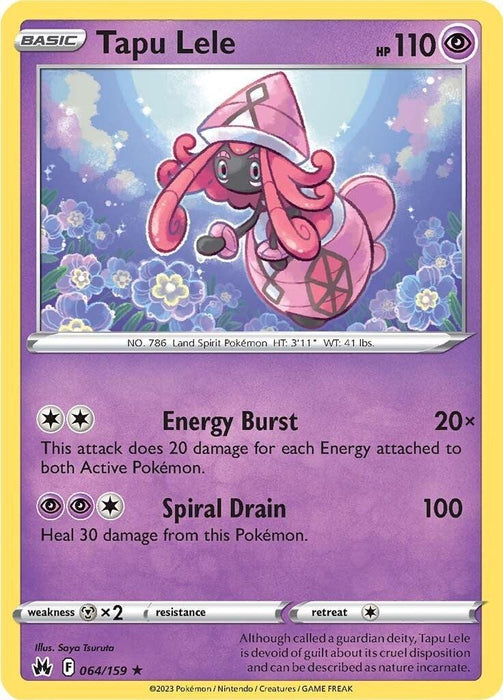 Tapu Lele (064/159) [Sword & Shield: Crown Zenith] - for just $0.15! 