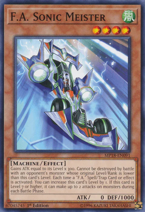F.A. Sonic Meister [MP18-EN091] Common - for just $0.10! 