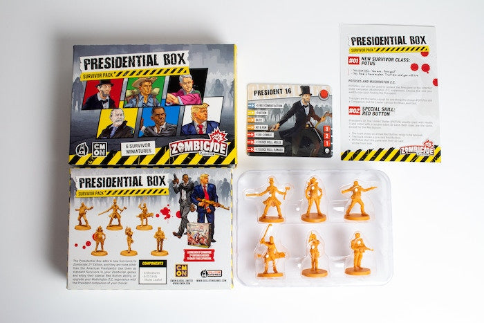Zombicide: 2nd Edition - Presidential Box - Kickstarter Exclusive Survivor Pack - for just $99.99! 