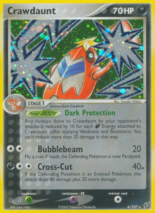 Crawdaunt (6/107) [EX: Deoxys] - for just $11.10! 