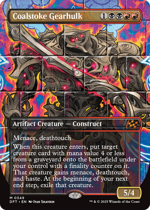 Coalstoke Gearhulk (DFT-349) - Aetherdrift (Borderless) - for just $0.54! 