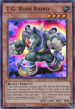 T.G. Rush Rhino [LC5D-EN210] Ultra Rare - for just $0.45! 
