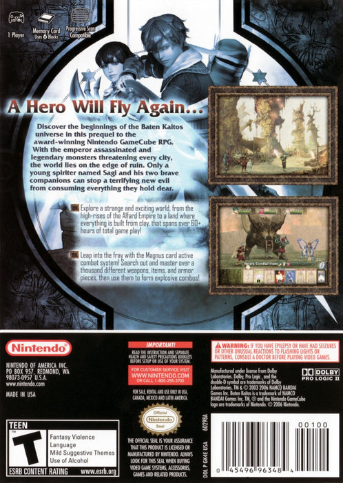 Baten Kaitos: Origins – GameCube (GC) - for just $53.99! 