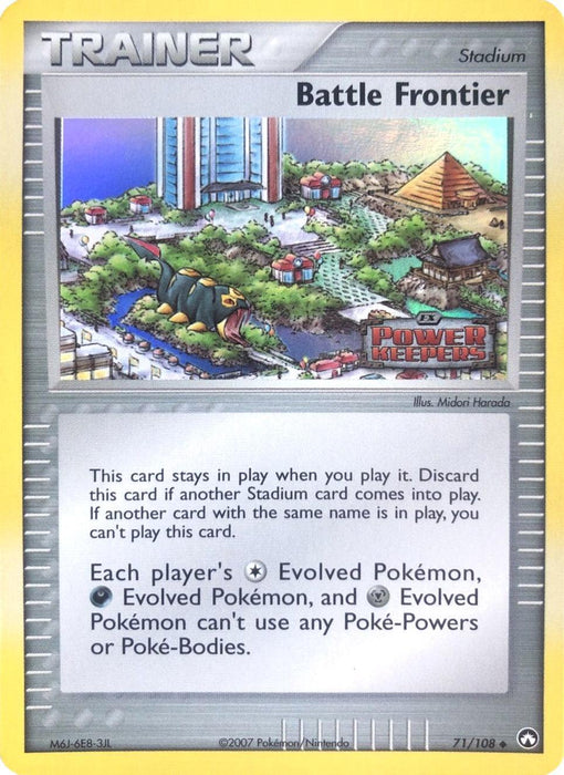 Battle Frontier (71/108) (Stamped) [EX: Power Keepers] - for just $2.55! 