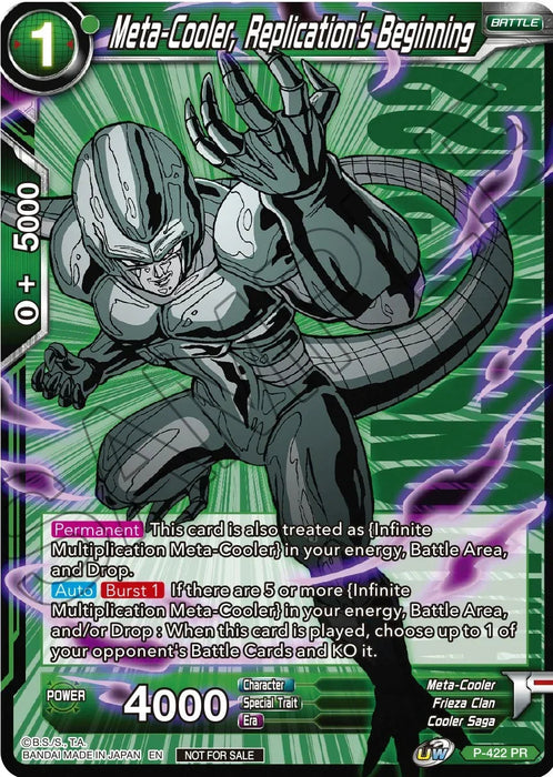 Meta-Cooler, Replication's Beginning (Championship Pack 2022 Vol.2) (P-422) [Promotion Cards] - for just $0.15! 
