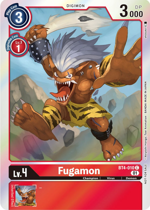 Fugamon [BT4-010] (ST-11 Special Entry Pack) [Great Legend Promos] - Just $0.09! Shop now at Retro Gaming of Denver