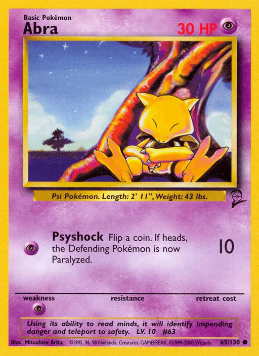 Abra (65/130) [Base Set 2] - for just $0.30! 