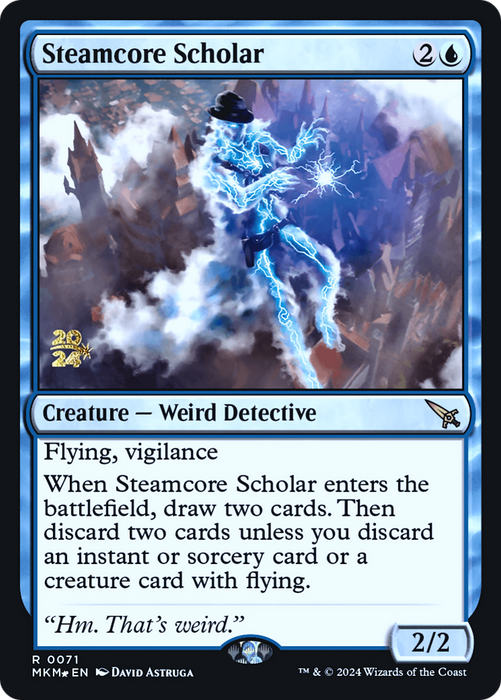 Steamcore Scholar (PRE-071) - Murders at Karlov Manor Promos Foil - for just $0.08! 