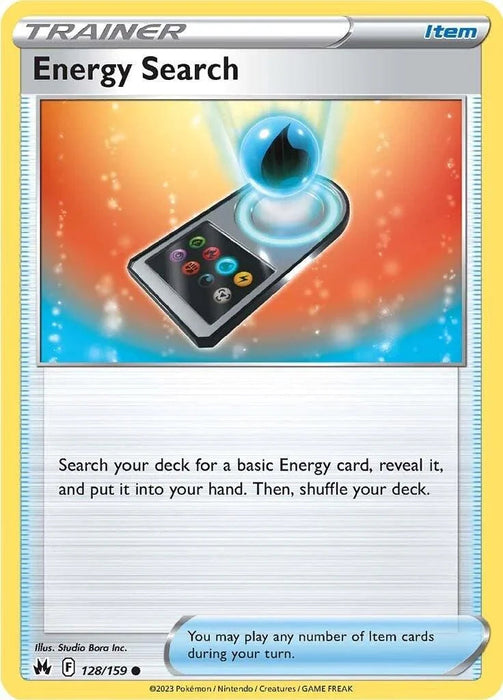 Energy Search (128/159) [Sword & Shield: Crown Zenith] - for just $0.10! 