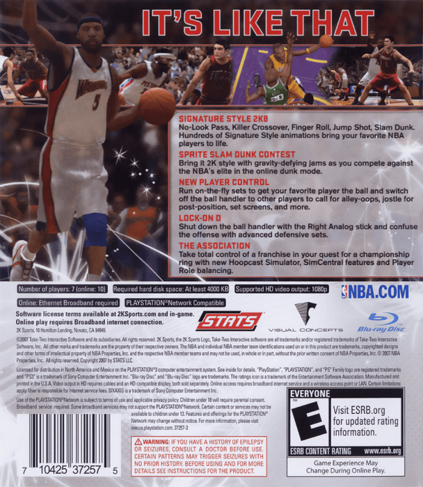 NBA 2K8 – PlayStation 3 (PS3) - for just $5.99! 