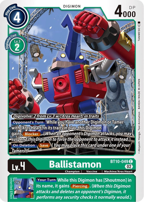 Ballistamon [BT10-049] [Xros Encounter] - Just $0.09! Shop now at Retro Gaming of Denver