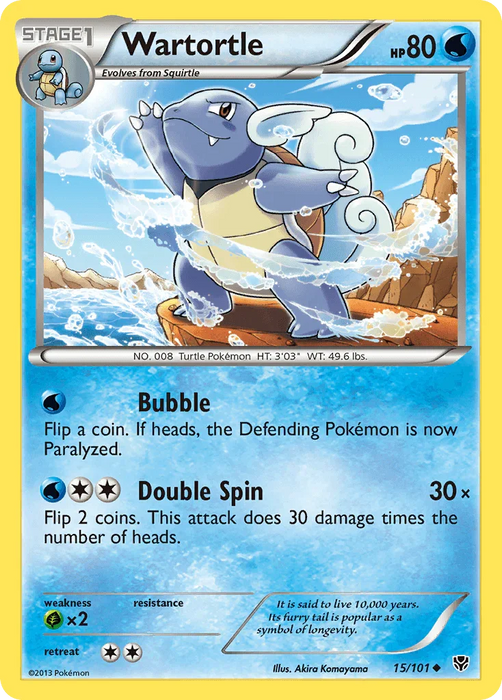 Wartortle (15/101) [Black & White: Plasma Blast] - for just $0.70! 
