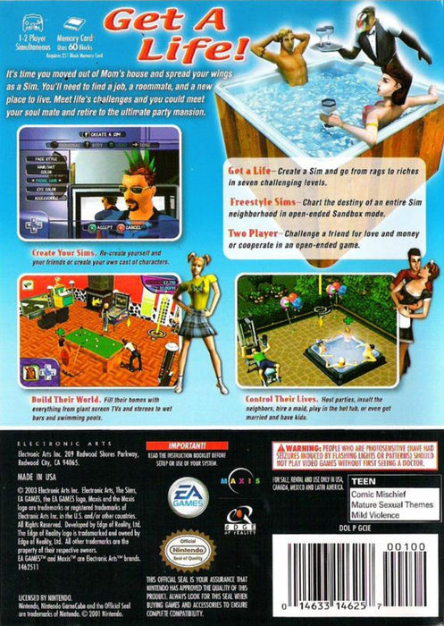 The Sims – GameCube (GC) - for just $11.99! 