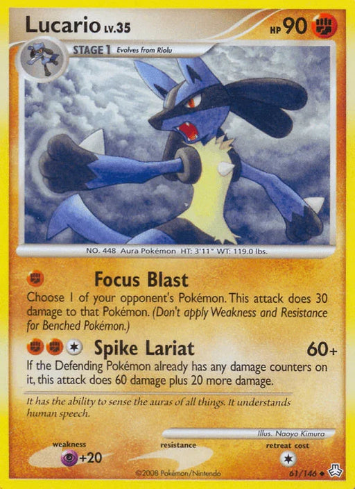 Lucario (61/146) [Diamond & Pearl: Legends Awakened] - for just $2! 