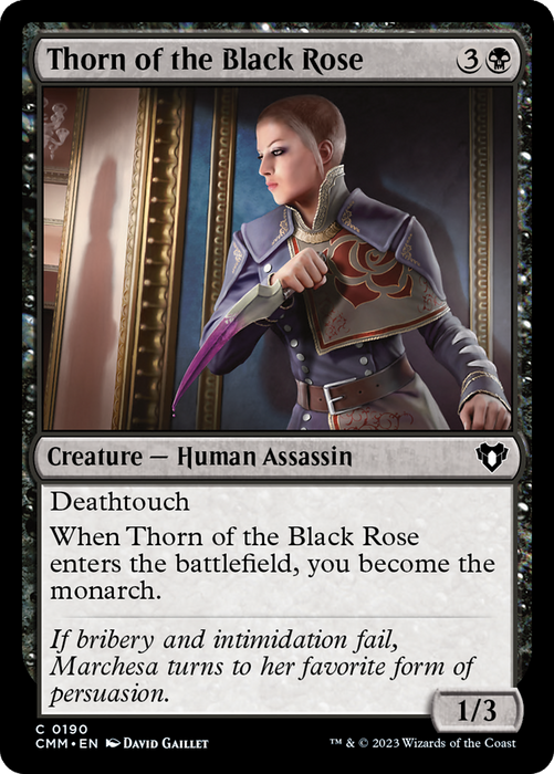 Thorn of the Black Rose (CMM-190) - Commander Masters - for just $0.05! 