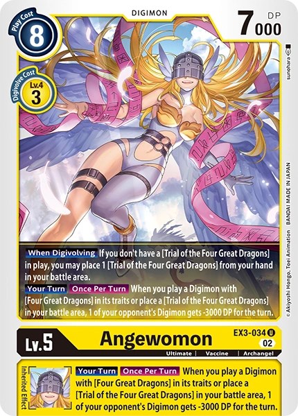 Angewomon [EX3-034] [Revision Pack Cards] - Just $0.09! Shop now at Retro Gaming of Denver