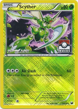 Scyther (4/108) (League Promo 2nd Place) [Black & White: Dark Explorers] - Just $10.70! Shop now at Retro Gaming of Denver