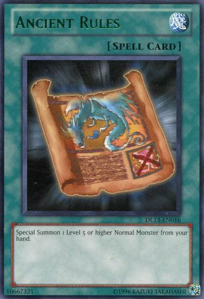 Ancient Rules (Green) [DL13-EN016] Rare - for just $1! 